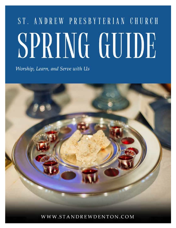 2026 Spring Guide | St. Andrew Presbyterian Church, Denton, Texas