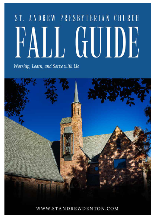 2026 Fall Guide | St. Andrew Presbyterian Church